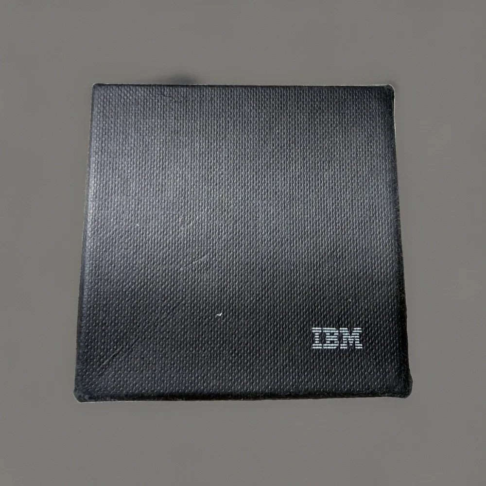 Vintage IBM Computer Chip Cufflinks 925 Sterling Silver Tech Geek Microchip Pair